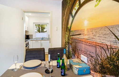 Altengroden Apartamento | Apartamento vacacional 'Wellenrauschen' con jardín, terraza, bañera de hidromasaje y Wi-Fi