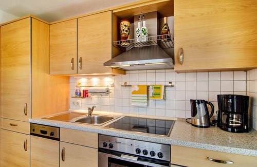 Riepe Apartamento | Apartamento vacacional "Gerken Amselnest" con terraza privada, jardín privado y Wi-Fi