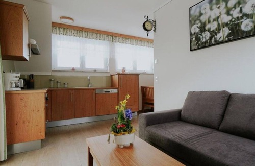 Großklein Apartamento | Apartamento vacacional "Mühlbauerhof Mit Balkon" con vistas a la montaña, balcón y Wi-Fi