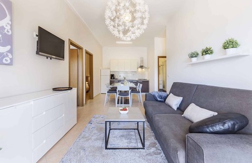Rabac Apartamento | Apartamento vacacional con 25 metros cuadrados terraza y vistas al mar