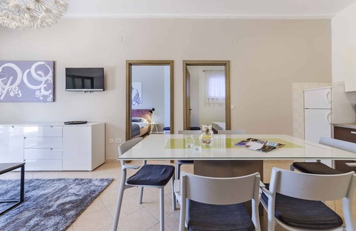 Rabac Apartamento | Apartamento vacacional con 25 metros cuadrados terraza y vistas al mar