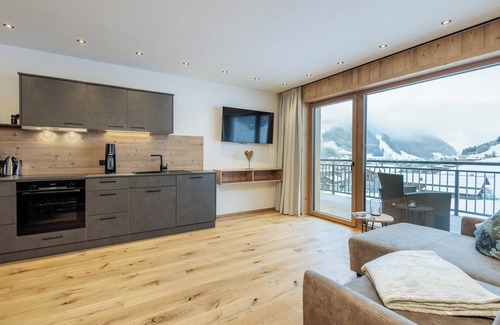 Grossarl Apartamento | Apartamento 'Mountain Suite Nr°301' con vistas a la montaña, jardín compartido y Wi-Fi