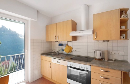Sankt Goar Apartamento | Apartamento 'Rheinblick' con balcón y Wi-Fi