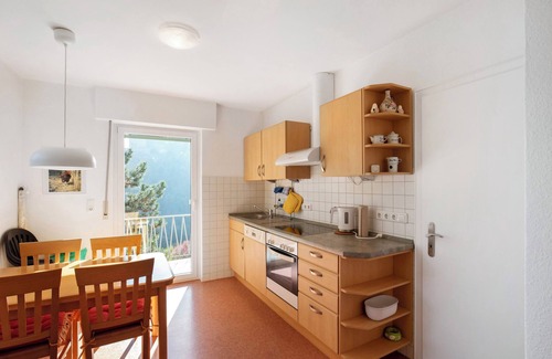 Sankt Goar Apartamento | Apartamento 'Rheinblick' con balcón y Wi-Fi