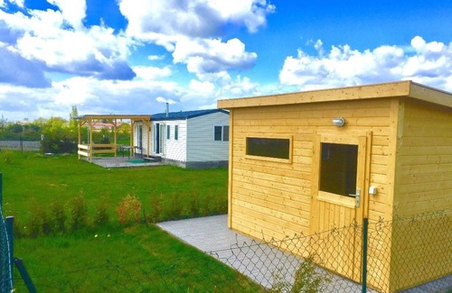 Lobnitz Casa | Vacaciones en el lago con playa privada cerca de Leipzig / Sauna- Casa de vacaciones para máx. 5 PAX