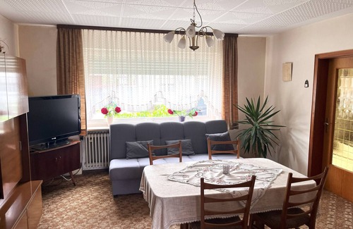 Ebersdorf bei Coburg Casa | Casa de vacaciones 'Idyllische Bauernhof' con terraza compartida, jardín privado y Wi-Fi