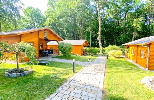 Boxberg/O.L. Casa | Casa de vacaciones 'Ferienhaus 5 Familie Täubert' con terraza privada, jardín privado y Wi-Fi