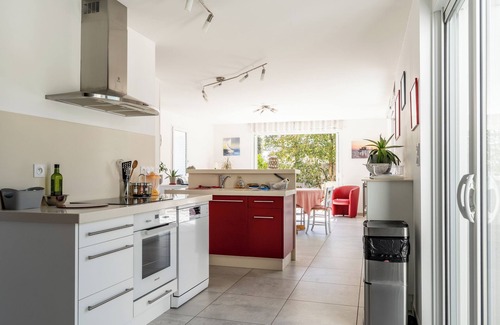 Pornic Casa | Casa de vacaciones '19 - Havre De Paix' con terraza privada, jardín privado y Wi-Fi