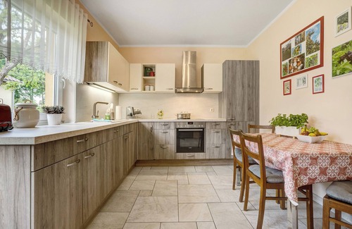Schmogrow Casa | Casa de vacaciones "Bauernnest" con jardín compartido y Wi-Fi