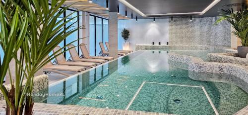 Miedzyzdroje Apartamento | HOLIDAY HOME Baltic Waves Resort A320 balkon, sauna, basen, gym GRATIS