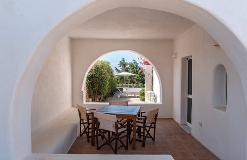Chrissi Akti Casa | Casa de vacaciones 'Blue Xenia - 3' con vistas al mar, Wi-Fi y aire acondicionado