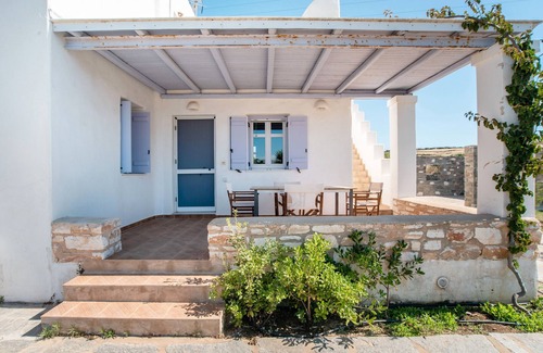 Chrissi Akti Casa | Casa de vacaciones 'Blue Xenia' con vistas al mar, Wi-Fi y aire acondicionado
