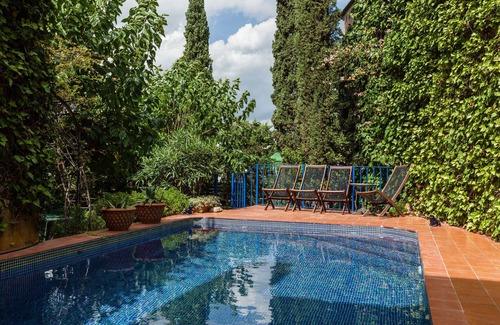Gelida Casa | Casa vacacional 'Can Sebrià' con vistas a la montaña, piscina y Wi-Fi