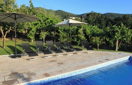 Melgaco Casa | Casa de vacaciones 'Casa Das Cortes Em Melgaço' con vistas a la montaña, piscina privada y Wi-Fi
