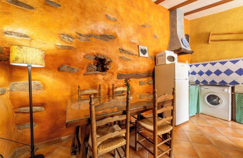 Laroya Casa | Casa de vacaciones 'Casa Rural Jaraiz Vip' con vistas a la montaña, piscina compartida y Wi-Fi