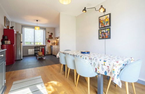 Penmarch Casa | Casa de vacaciones 'Cozy Breizh -4 Ch 8 Pers- 1km Plage' con terraza privada, jardín privado y Wi-Fi