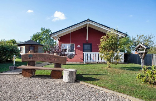 Craula Casa | Casa de vacaciones 'Ferienhaus Blau' con terraza privada, jardín privado y Wi-Fi