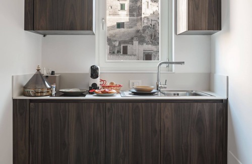 Sasso Caveoso Apartamento | Apartamento-Apartamento-Baño Privado-Vista a la Ciudad