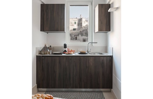 Sasso Caveoso Apartamento | Apartamento-Apartamento-Baño Privado-Vista a la Ciudad