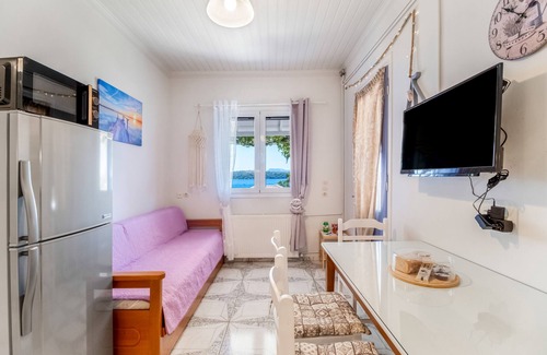 Perigiali Casa | Casa de vacaciones 'Elia Perigiali Lefkada' con vistas al mar, Wi-Fi y aire acondicionado