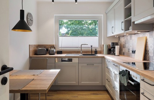 Wischhafen Casa | Casa de vacaciones 'Ferienhaus Anna Elbe' con terraza privada, jardín privado y Wi-Fi