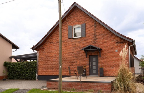 Karstadt Casa | Casa de vacaciones 'Ferienhaus Wegblüte' con terraza privada