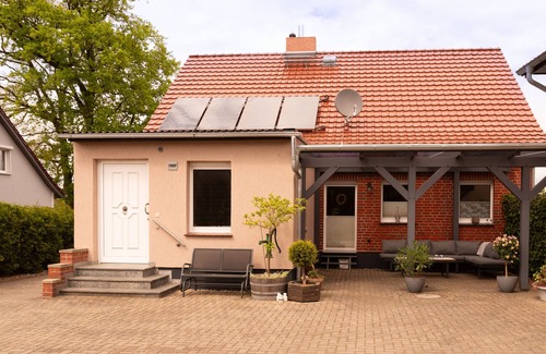 Karstadt Casa | Casa de vacaciones 'Ferienhaus Wegblüte' con terraza privada
