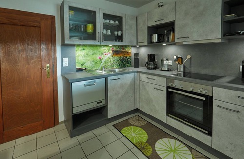Erlabronn Casa | Casa de vacaciones 'Haus Am Brunnen' en 100 m2 con jardín privado y WLAN