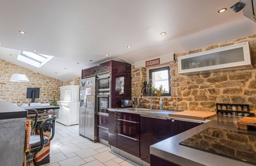Baden Casa | Casa de vacaciones 'Histoire D'eau - Chaumière' con piscina privada, terraza privada y Wi-Fi