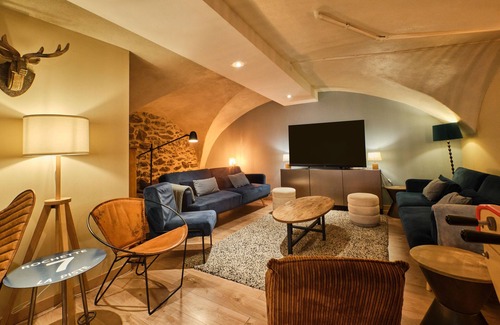 Venosc Casa | Casa de vacaciones 'L'Aiguille' con vistas a la montaña, bañera de hidromasaje, terraza y Wi-Fi