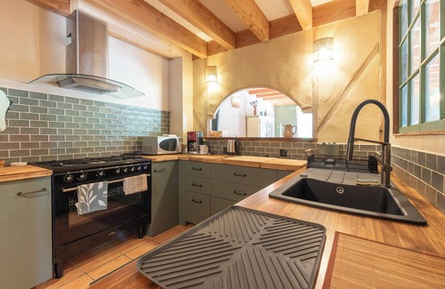 Herrere Casa | Casa de vacaciones 'La Buena Onda' con vistas a la montaña, terraza privada y jardín privado