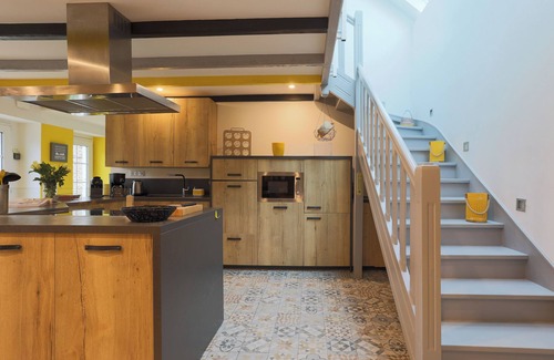 Planguenoual Casa | Casa de vacaciones 'Le Clos Du Verdelet À Planguenoual' con vistas al mar, piscina privada y Wi-Fi