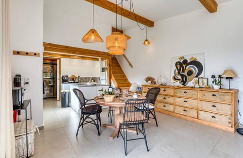 Bedarieux Casa | Casa de vacaciones 'Le Mas De Coeur' con vistas a la montaña, Wi-Fi y aire acondicionado