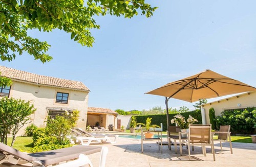 Visan Casa | Casa de vacaciones 'Le Mas Du Batadou' con Wi-Fi y aire acondicionado