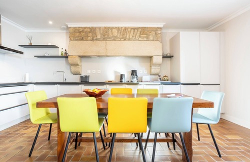 Mellac Casa | Casa de vacaciones 'Les Hirondelles' con terraza privada, jardín privado y Wi-Fi