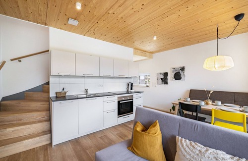 Beuron Casa | Casa de vacaciones 'Lupus 1' con vistas a la montaña, terraza privada y Wi-Fi
