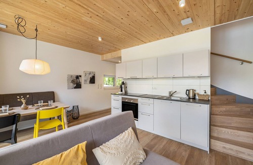 Beuron Casa | Casa de vacaciones 'Lupus 2' con vistas a la montaña, terraza privada y Wi-Fi