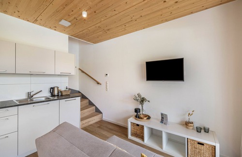 Beuron Casa | Casa de vacaciones 'Lupus 2' con vistas a la montaña, terraza privada y Wi-Fi