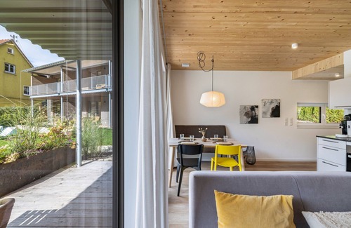 Beuron Casa | Casa de vacaciones 'Lupus 2' con vistas a la montaña, terraza privada y Wi-Fi
