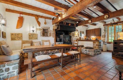 Cancale Casa | Casa de vacaciones 'Maison Chapelle Du Verger' con vistas al mar, terraza compartida y jardín