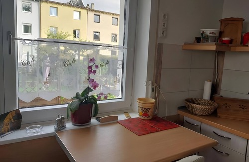 Sudstadt Casa | Casa de vacaciones 'Mit Terasse' con terraza privada y balcón