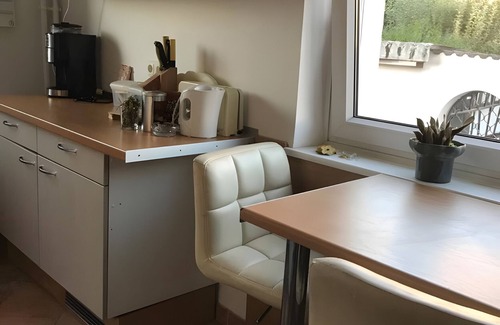 Sudstadt Casa | Casa de vacaciones 'Mit Terasse' con terraza privada y balcón