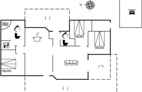 Lyngsa Casa | Holiday Home Østmar - 1-2km from the sea by Interhome