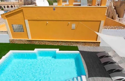 Jeronimo y Avileses y Balsicas de Arriba Casa | Casa de vacaciones Villa Dos con piscina, jardín, terraza descubierta y Wi-Fi