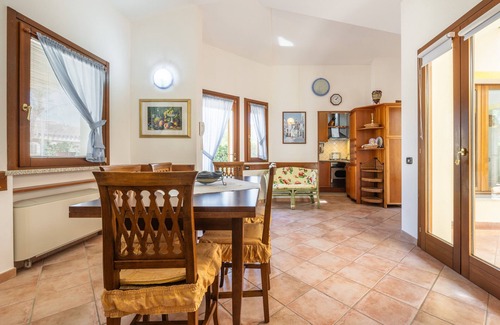 Costa Rei Casa | Casa vacacional 'Villa Stefania' con terraza privada, jardín privado y aire acondicionado