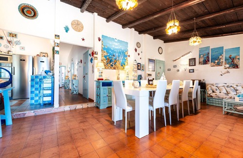 Costa Rei Casa | Casa de vacaciones 'Villa Tiziana' con vistas al mar, Wi-Fi y aire acondicionado