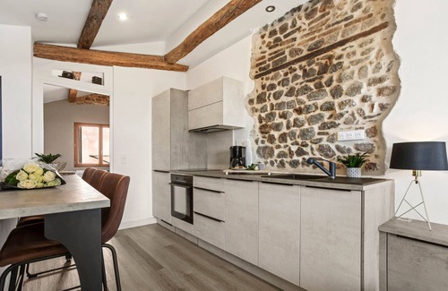 Frejus City Centre Casa | Casa de vacaciones 'Vue Mer' con vistas al mar, balcón y Wi-Fi