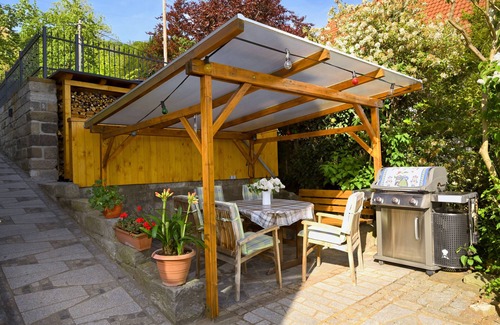 Dresden Casa | Casa de vacaciones 'Weitblick' con vistas a la montaña, terraza privada y Wi-Fi