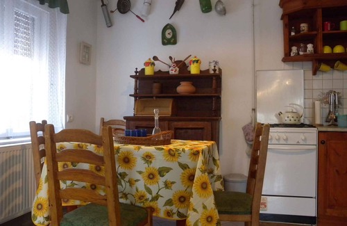Siofok-Szabadifurdo Casa | Casa vacacional con terraza techada y parrilla
