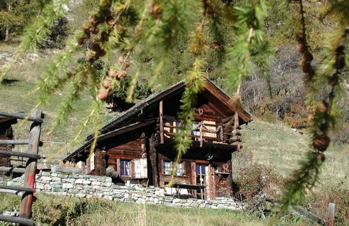 Chandolin Chalet De Esquí | Casa de vacaciones Ayer para 1 - 2 personas con 1 dormitorio - Cabaña